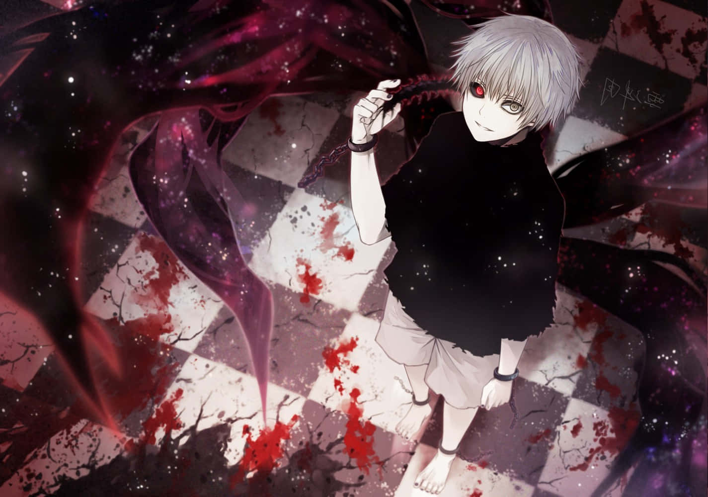 Ken Kaneki Σκολόπενδρα Μορφή Tokyo Ghoul Anime Ταπετσαρία