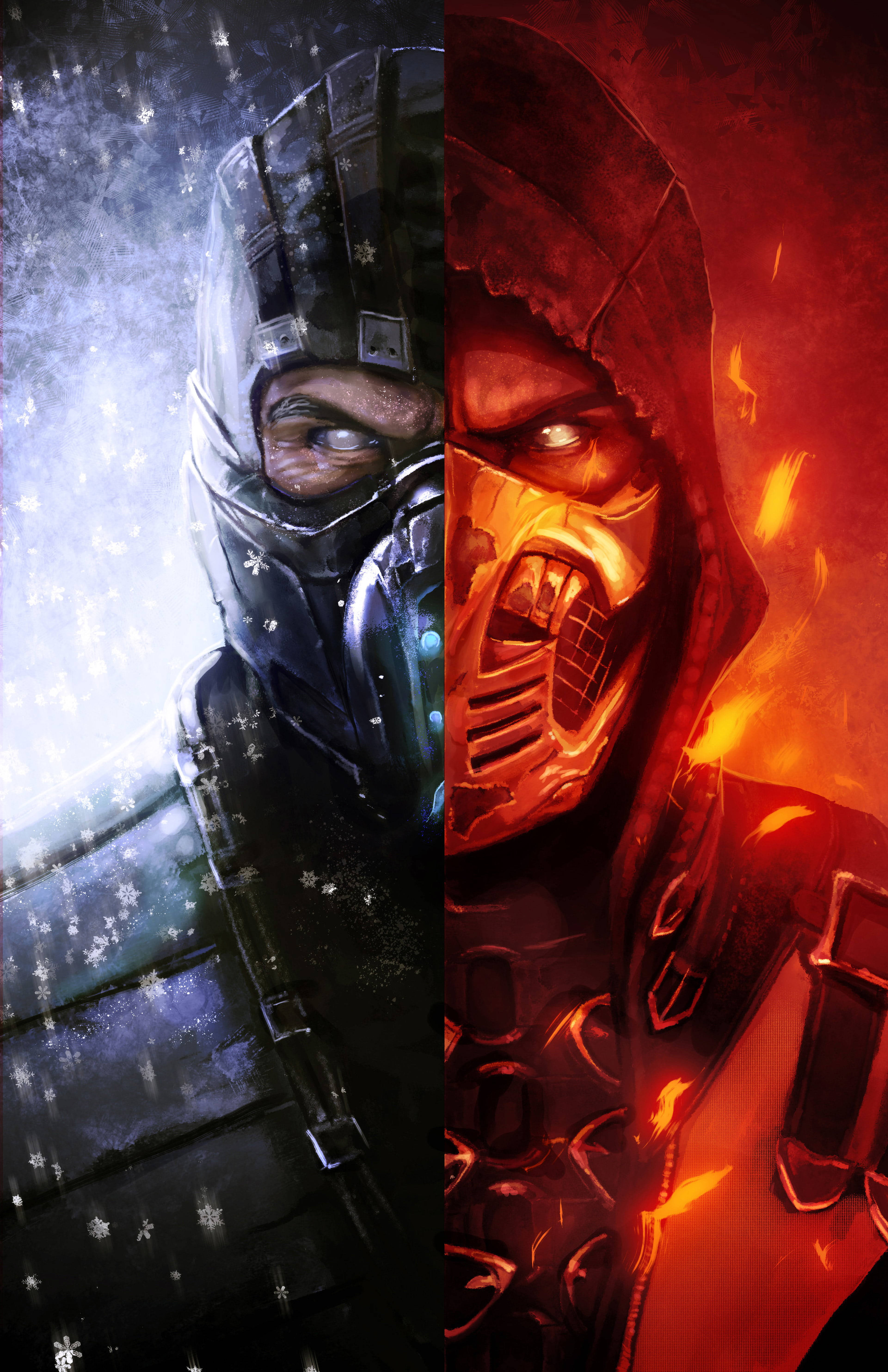 Keren Sub-Zero και Scorpion Ταπετσαρία