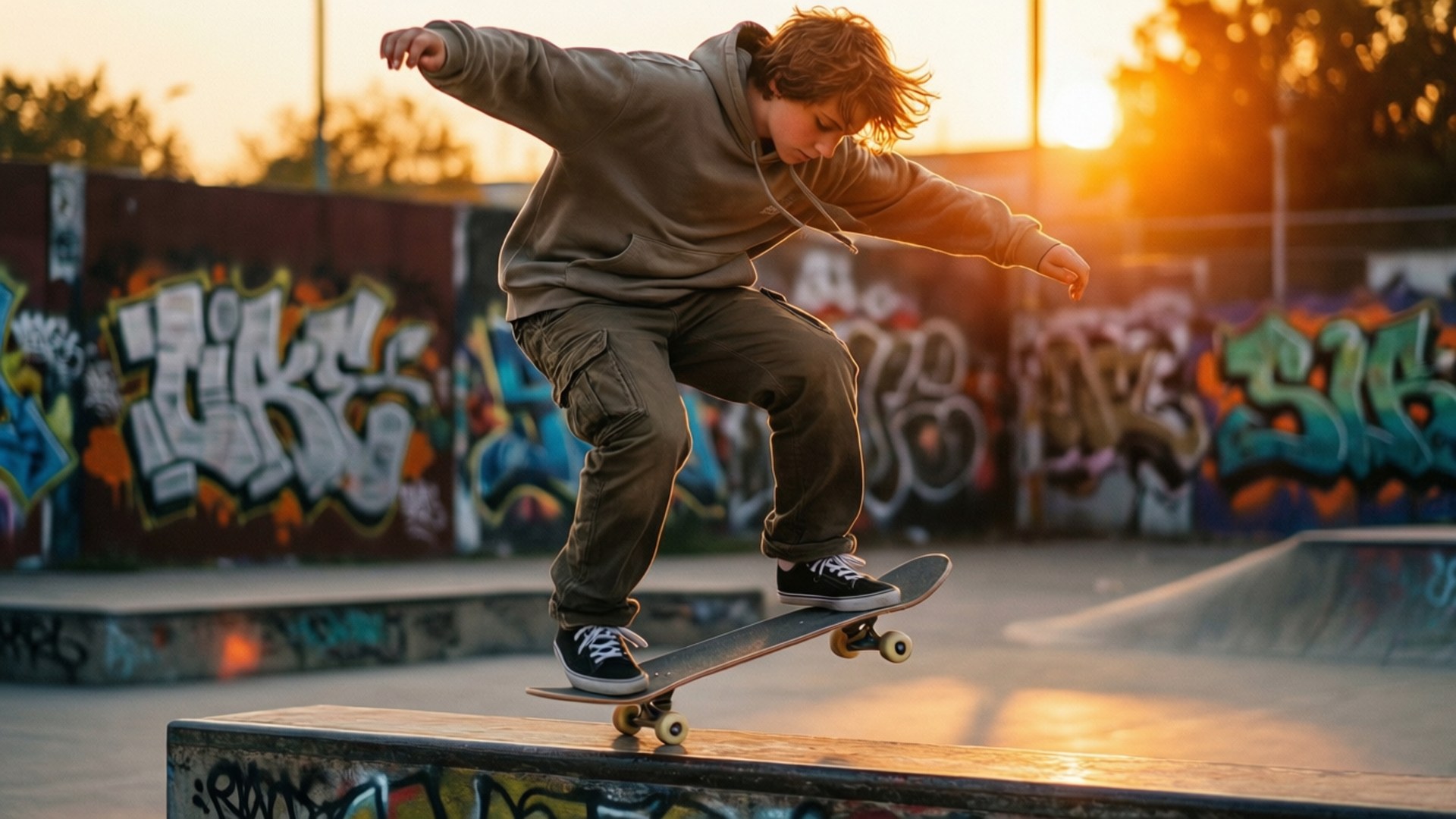 Χρυσή Ώρα Kickflip Ταπετσαρία