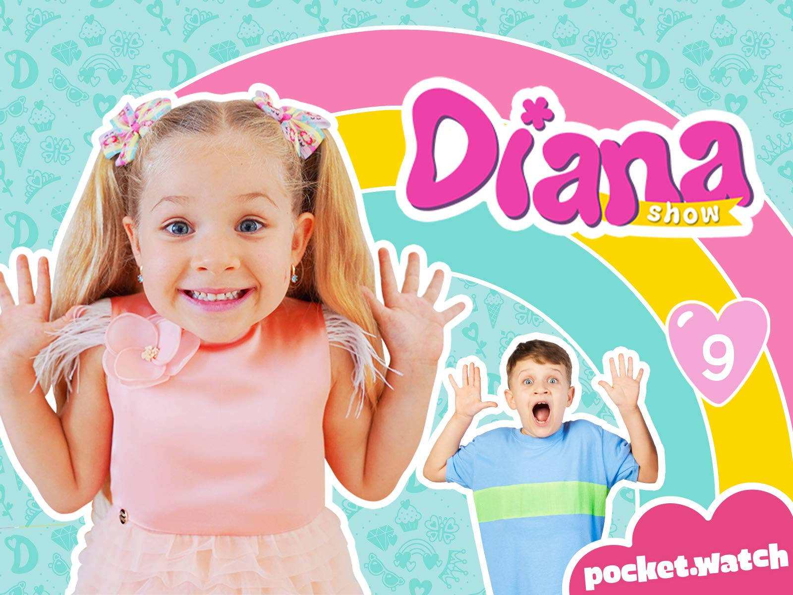 Kids Diana Show Σήκωσε τα Χέρια Ταπετσαρία