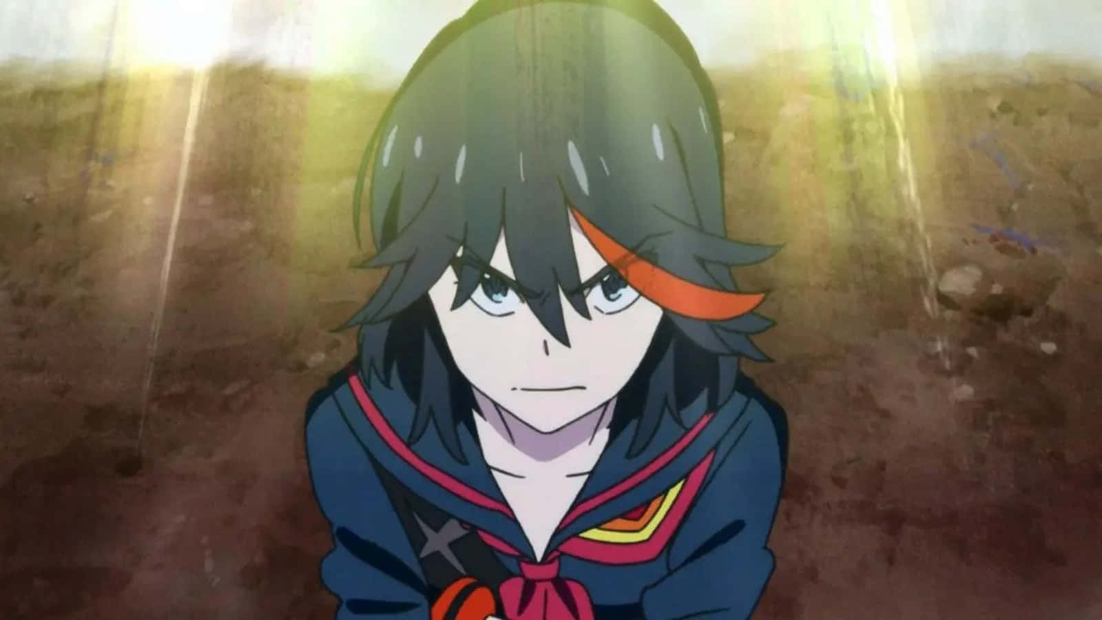 Kill La Kill Ριούκο Σοβαρό Πρόσωπο Εικόνα Ταπετσαρία