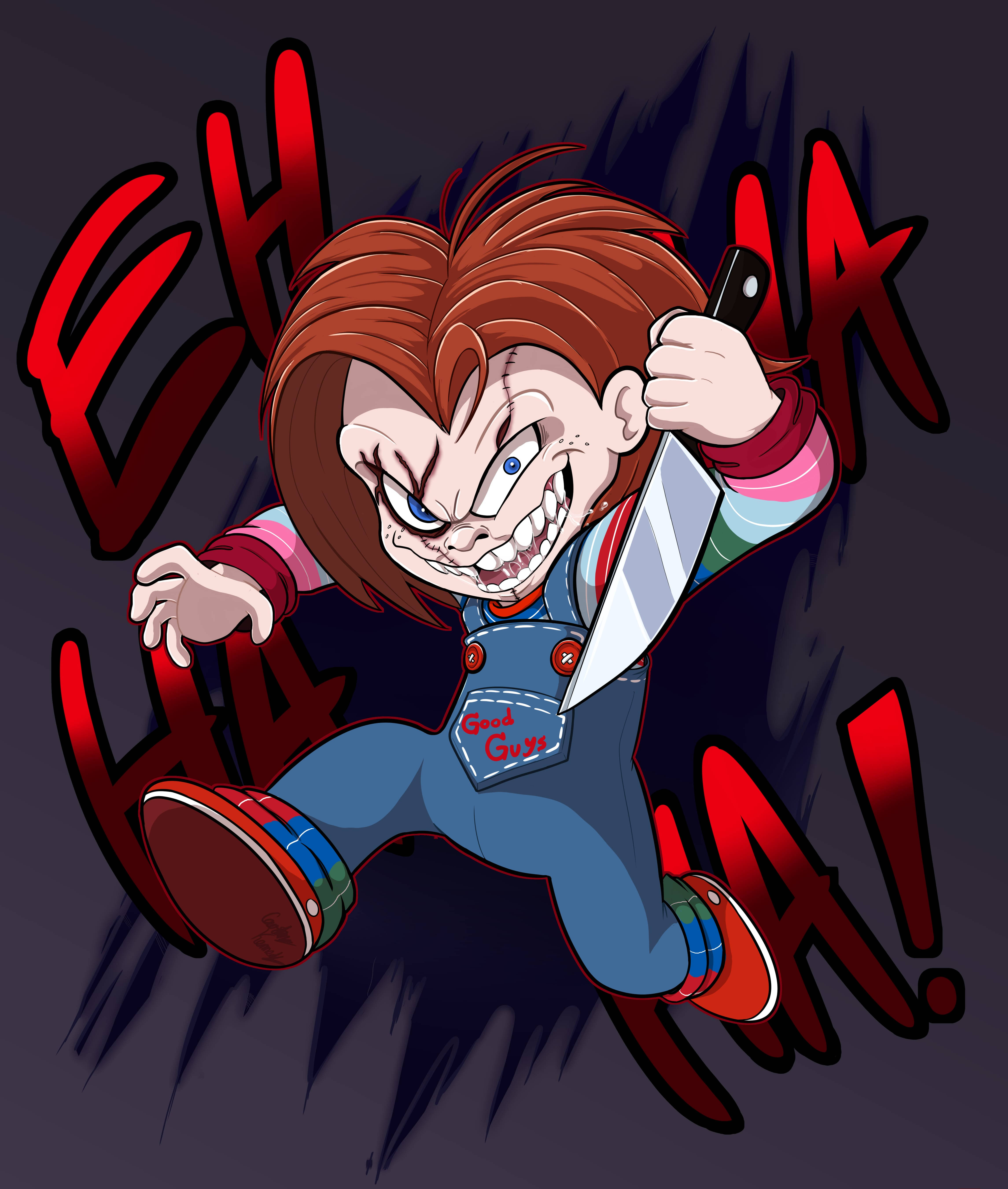 Killer Chucky Ψηφιακή Τέχνη Ταπετσαρία