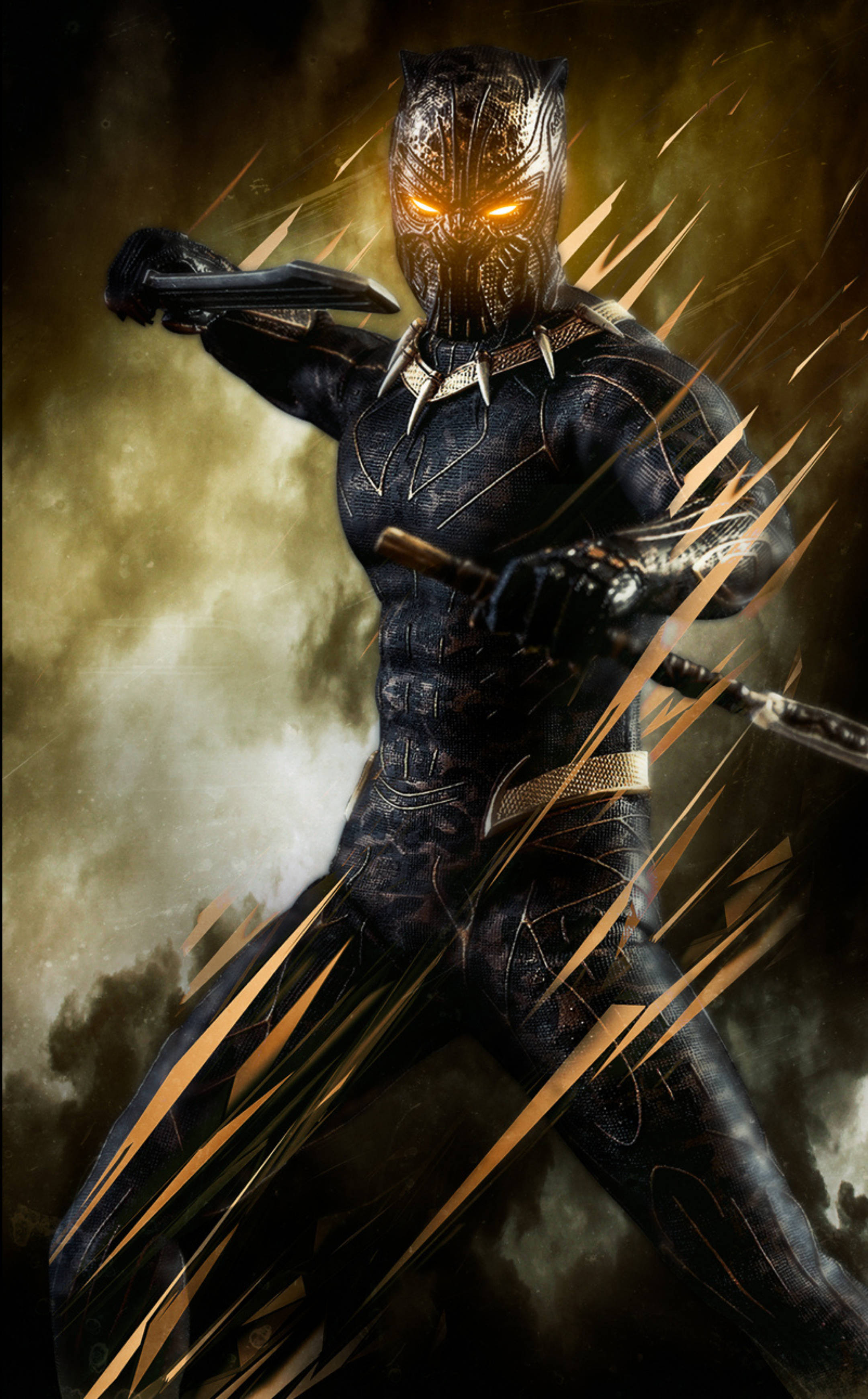 Φλογερά Μάτια Killmonger Ταπετσαρία