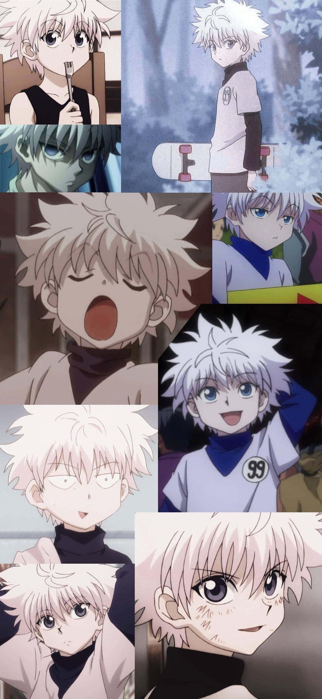 Killua Collage Hunter X Hunter PFP Ταπετσαρία