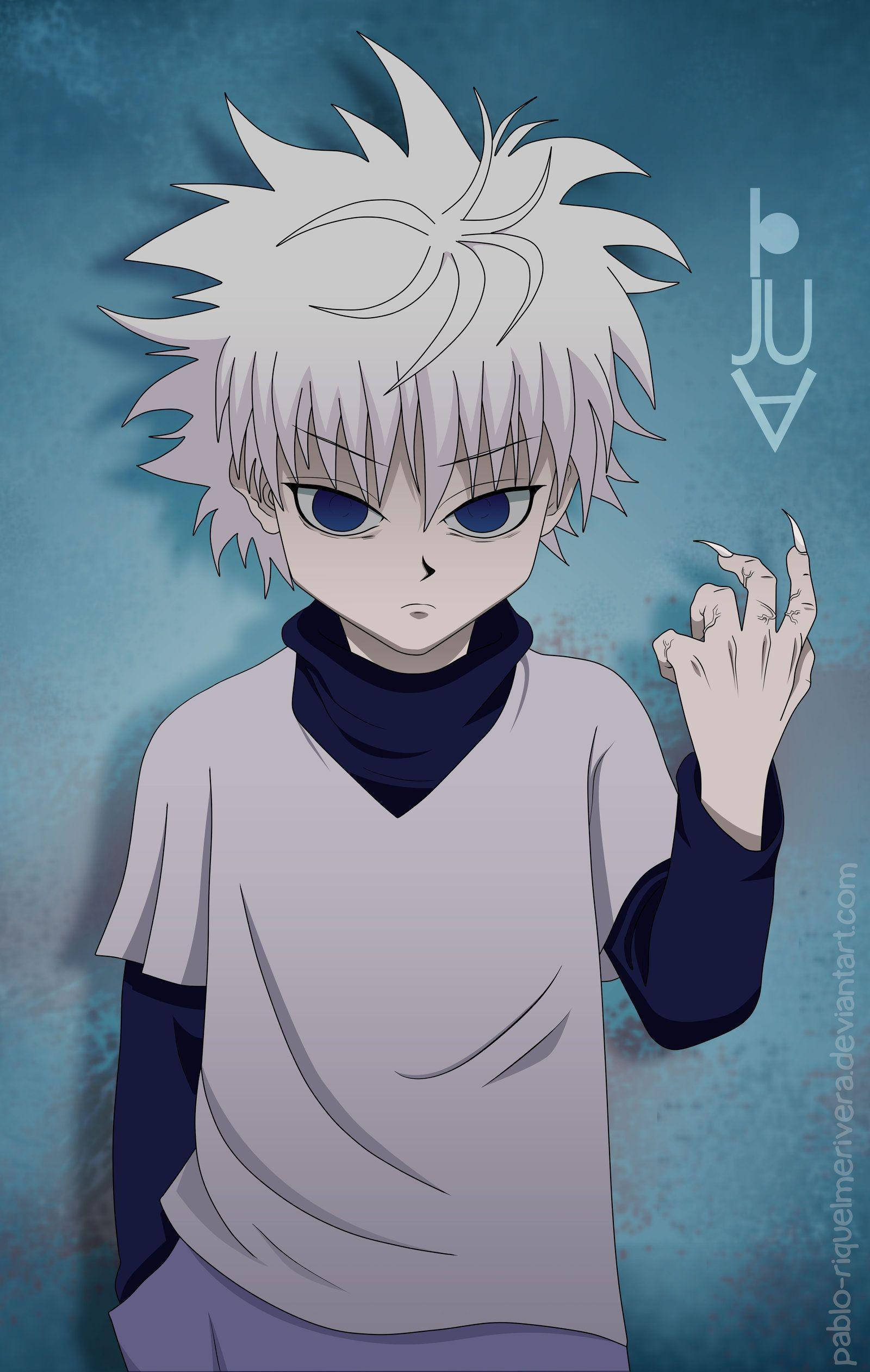 Killua Αισθητικό Αγόρι Anime Ταπετσαρία