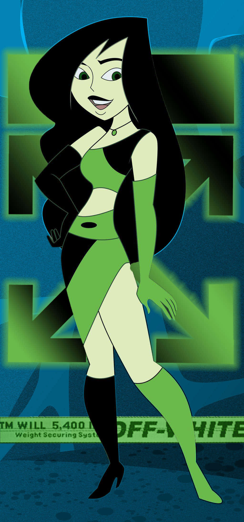 Kim Possible Shego Off White iPhone Ταπετσαρία