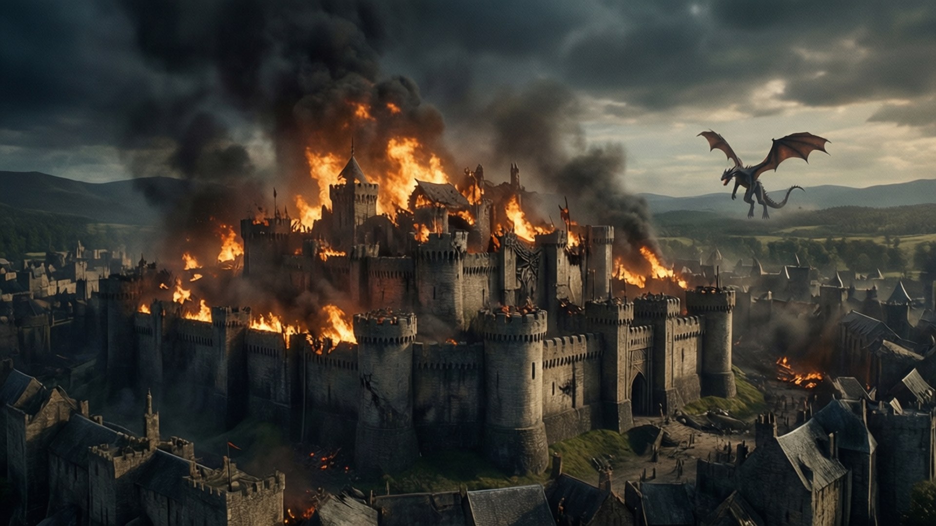 Το Κάψιμο του King's Landing Ταπετσαρία