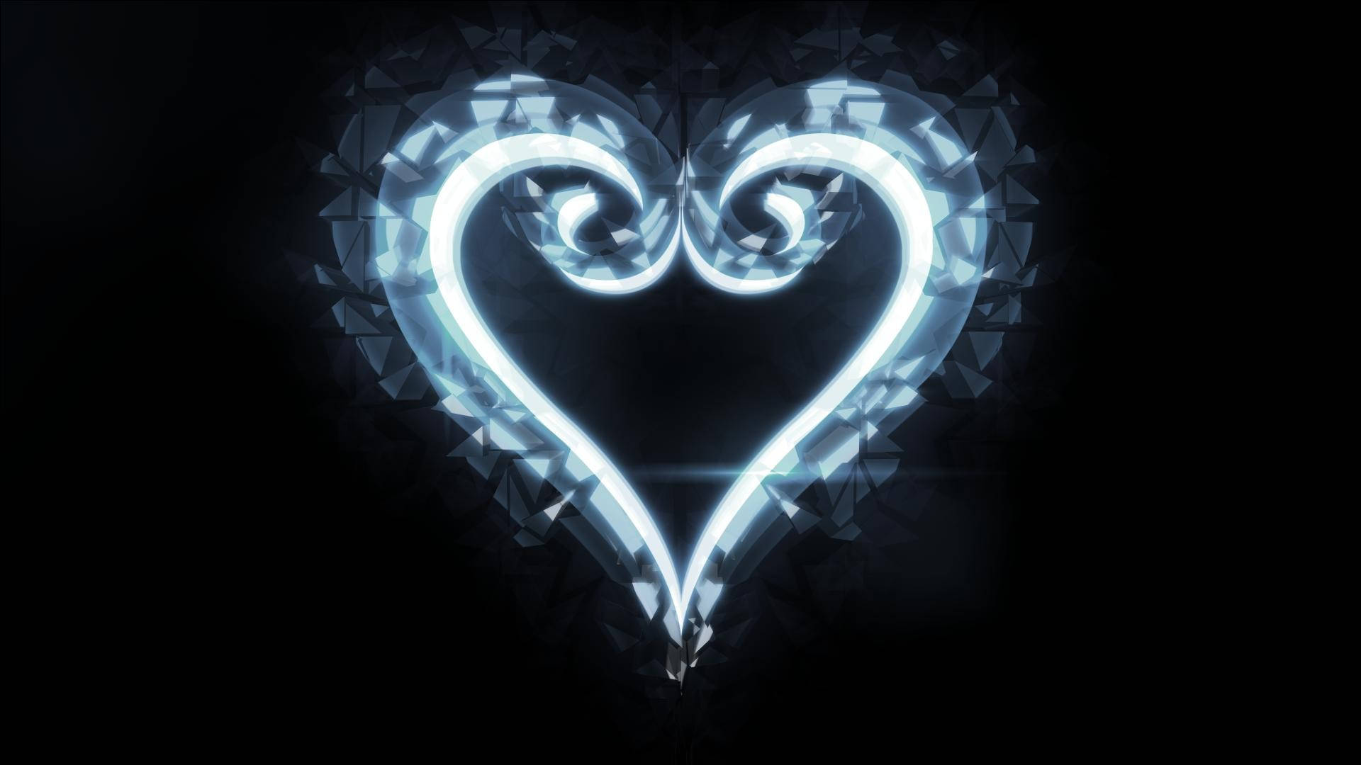 Γοητευτική Εμφάνιση Λογότυπου Kingdom Heart Ταπετσαρία
