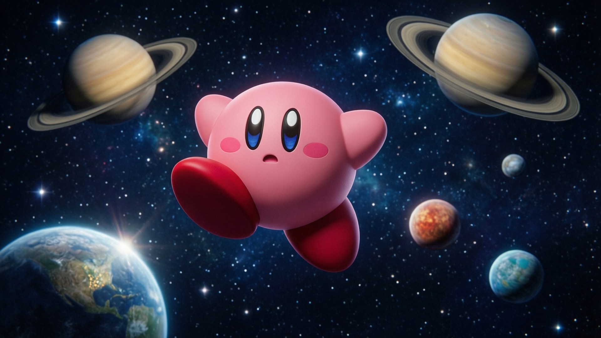 Κοσμικός Kirby Ταπετσαρία