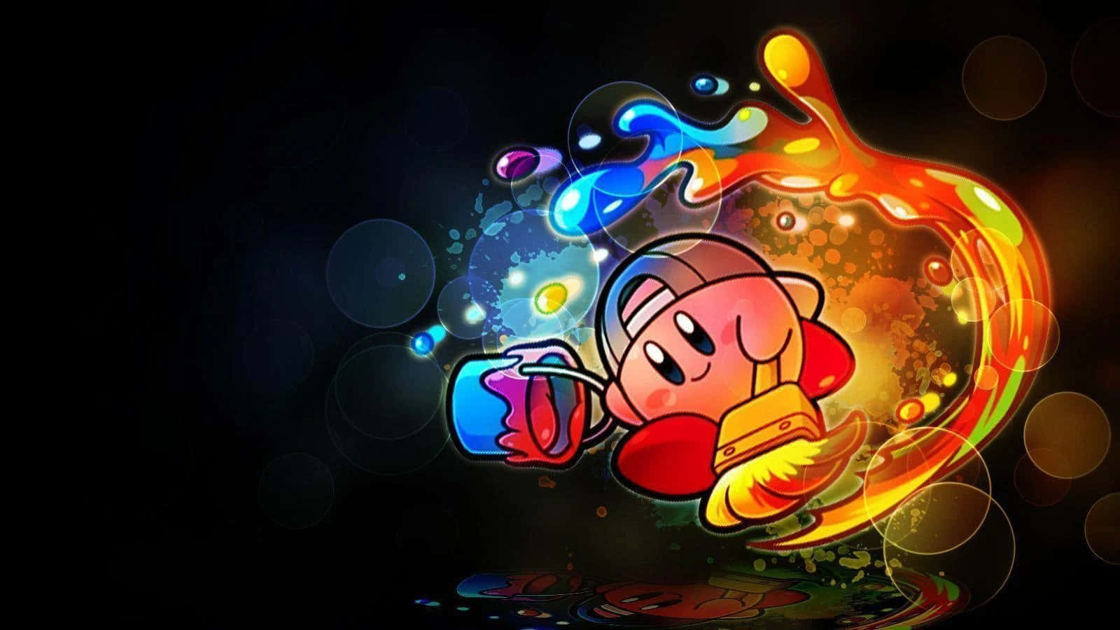 Ο φιλικός φίλος Kirby στέκεται έτοιμος να βοηθήσει. Ταπετσαρία
