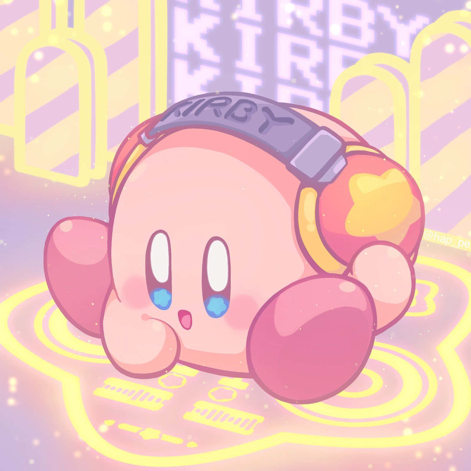 Διασκέδασε με τον Kirby, το αξιαγάπητο ροζ πλάσμα Ταπετσαρία