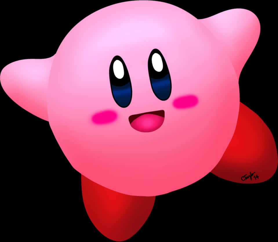 Εικονογράφηση του χαρακτήρα Kirby Ταπετσαρία
