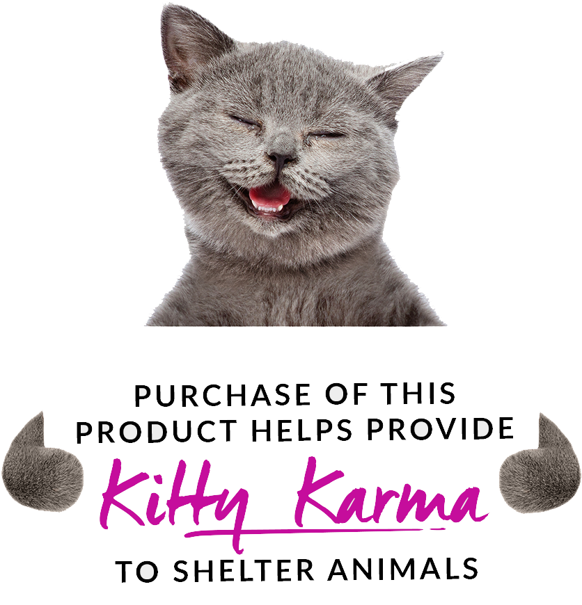 Γάτα Χαμογελαστή Διαφήμιση Kitty Karma Ταπετσαρία