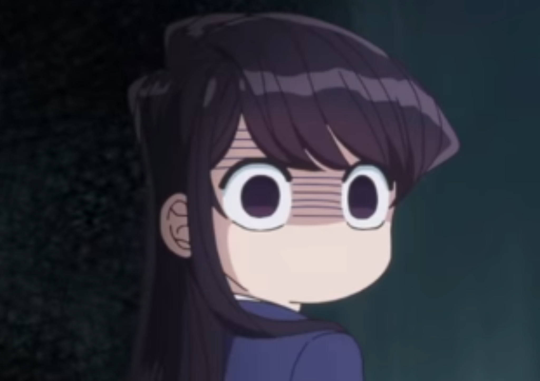 Komi San Ιαπωνικός Chibi Χαρακτήρας Manga Ταπετσαρία