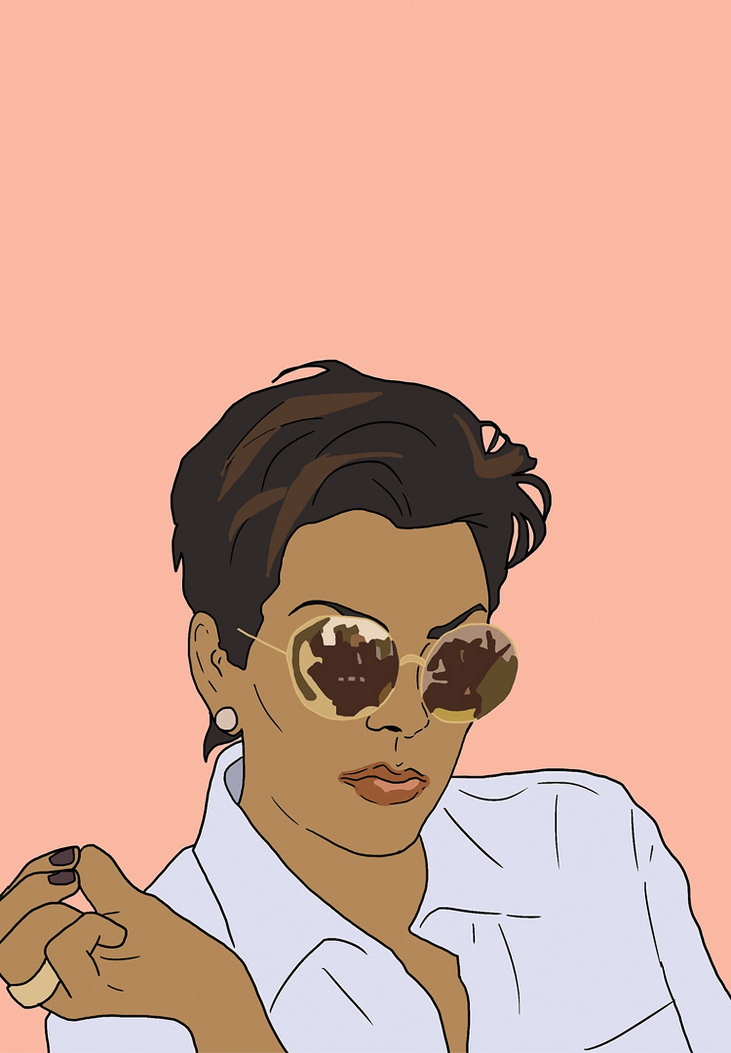 Καλλιτεχνικό Πορτρέτο Kris Jenner Ταπετσαρία