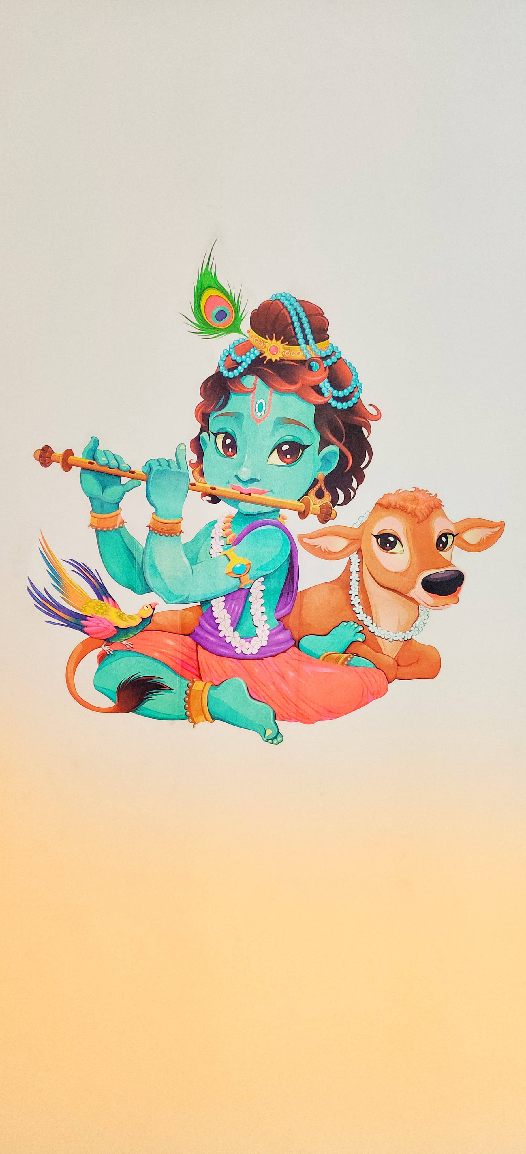 Krishna HD Baby Cow Ταπετσαρία
