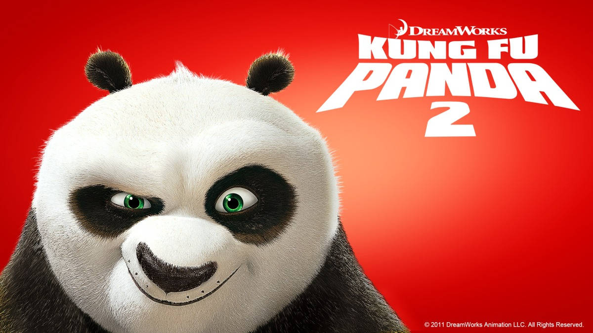 Kung Fu Panda 2 Κόκκινο Φόντο — Πάντα Ταπετσαρία