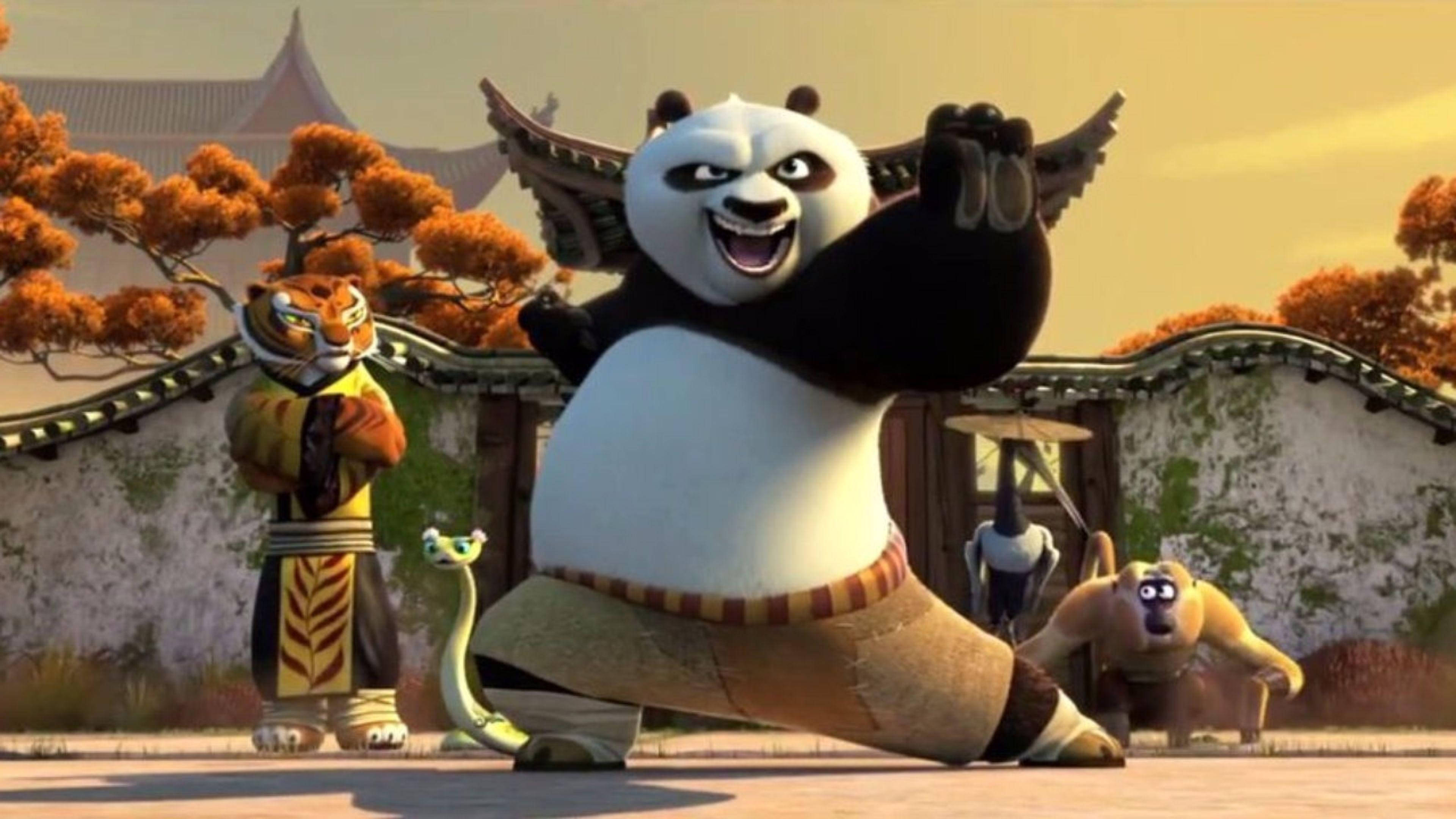 Αστεία Ταινία Kung Fu Panda Έτοιμος για Δράση Ταπετσαρία