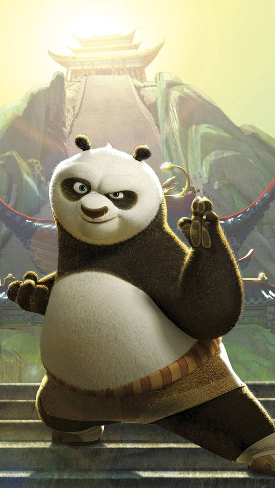 Kung Fu Panda Καρτούν Κινητό Ταπετσαρία