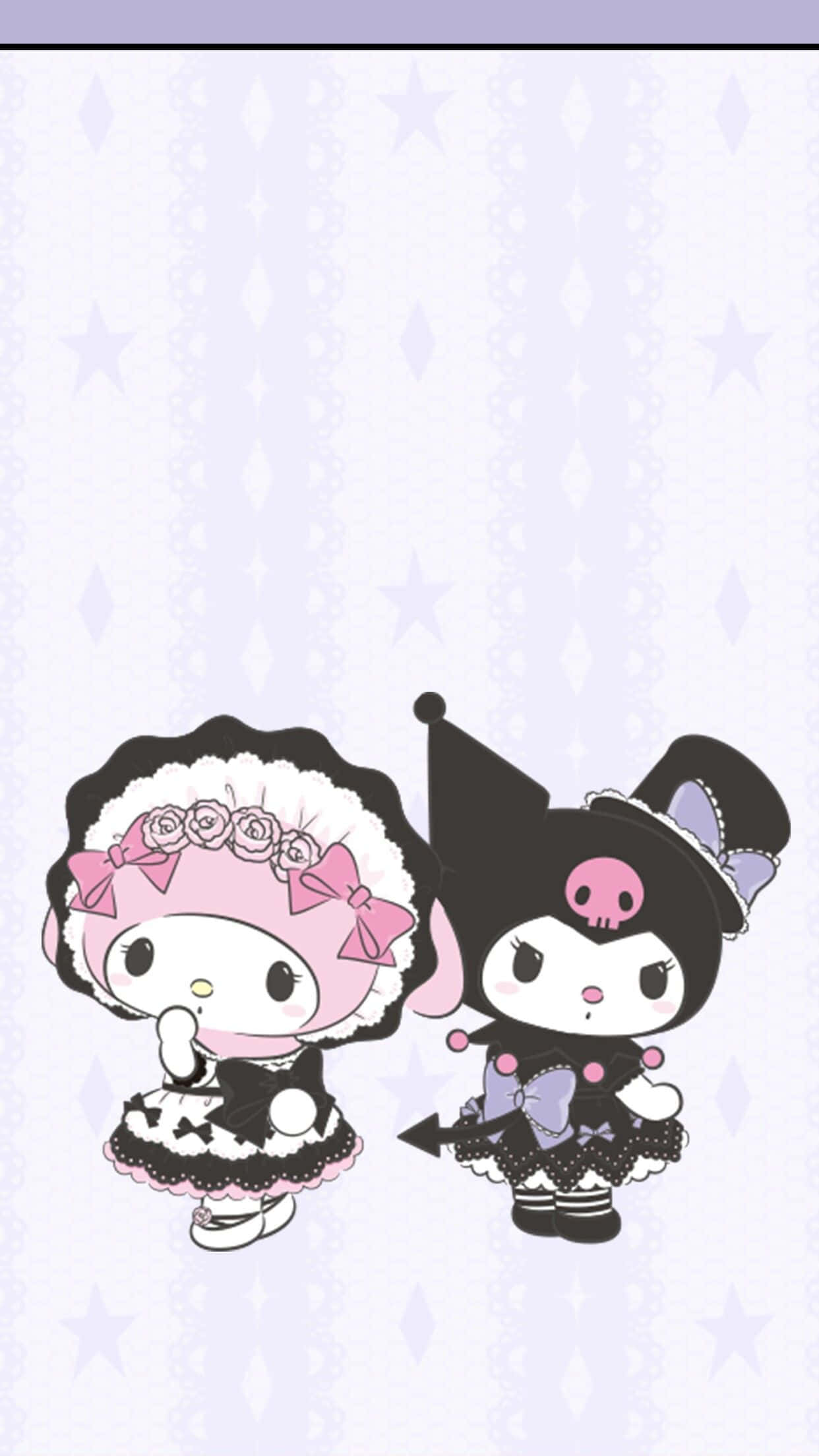 Kuromi iPhone My Melody Στολή Υπηρέτριας Ταπετσαρία