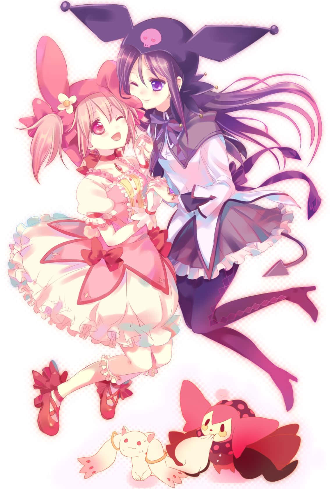 Kuromi και My Melody Κολλητές για Πάντα Ταπετσαρία