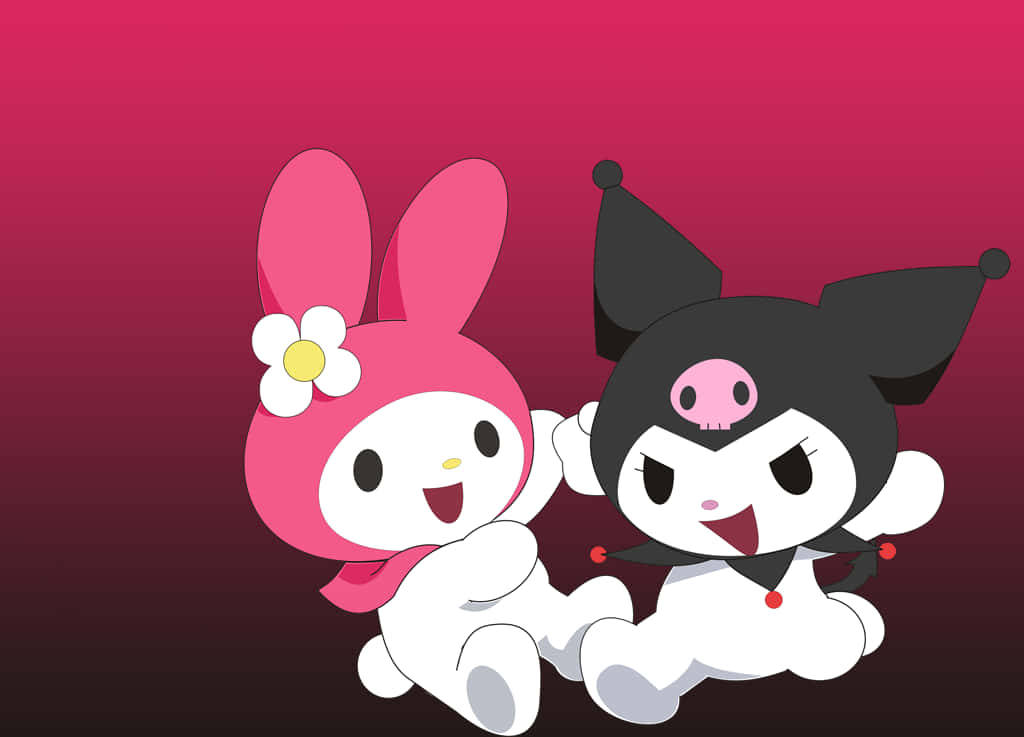 Kuromi και My Melody Επιφάνεια Εργασίας Ταπετσαρία
