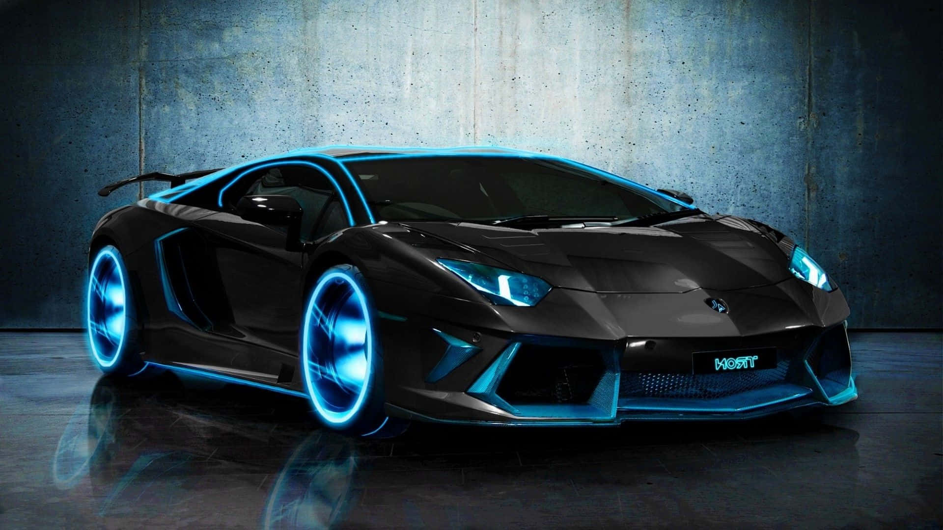 Μια εντυπωσιακή Lamborghini καλπάζει στην άσφαλτο Ταπετσαρία