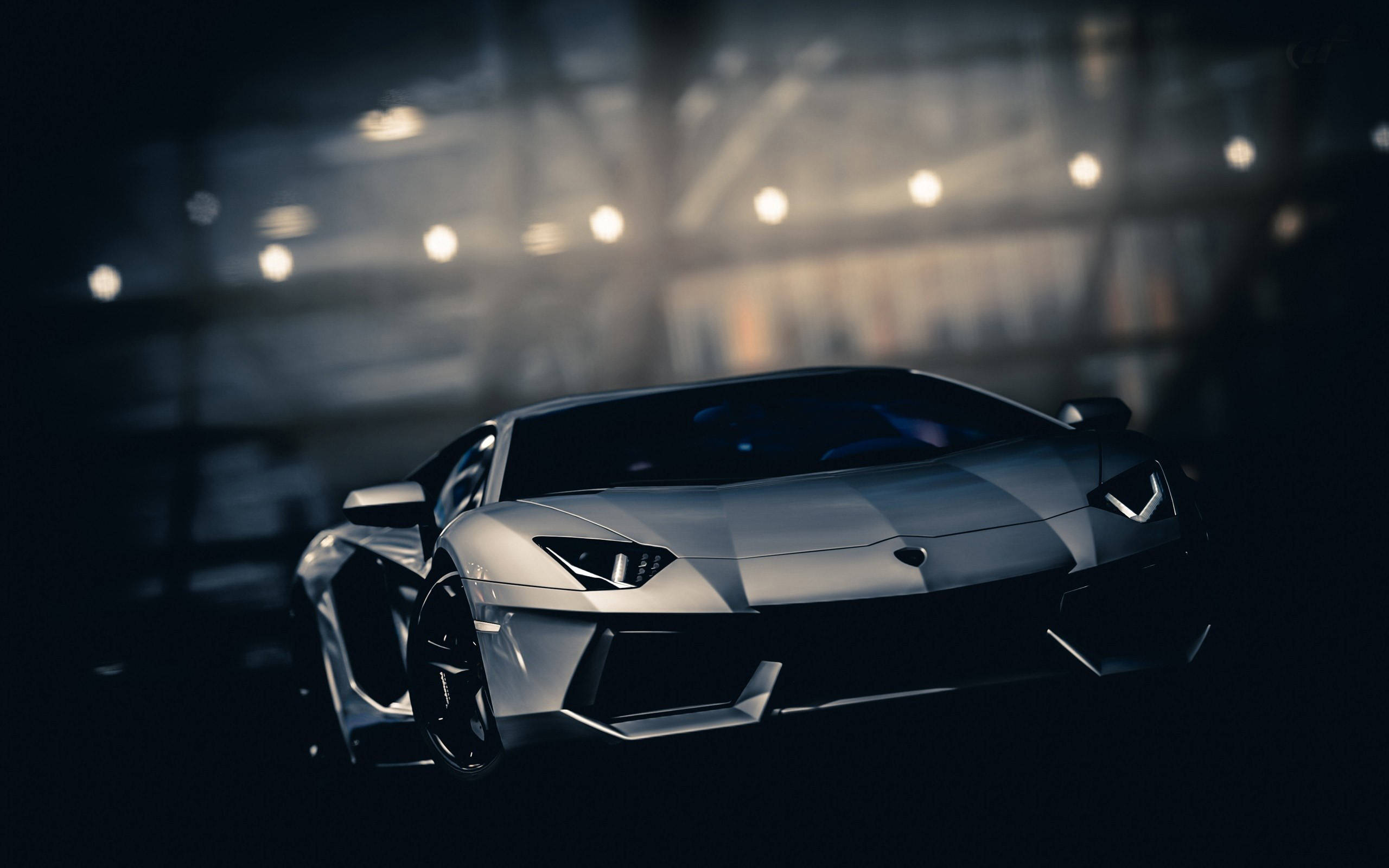 Κούλ Ασημένια Lamborghini Ταπετσαρία