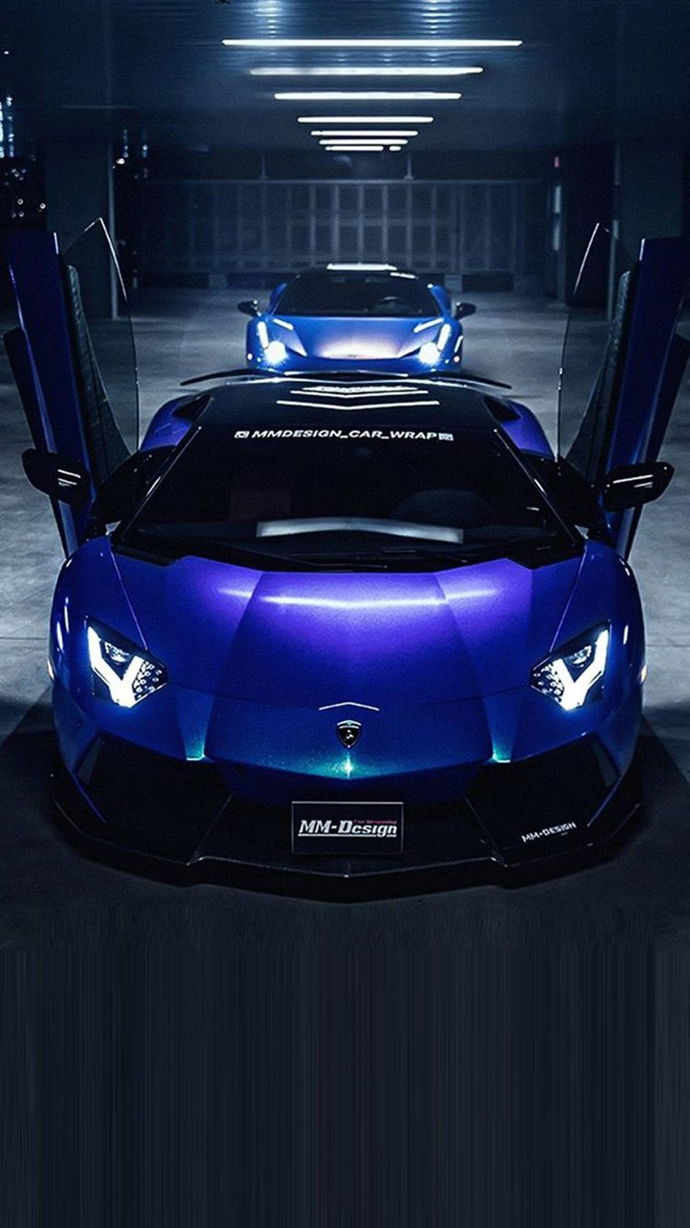 Lamborghini iPhone Μπλε Αισθητική Αυτοκίνητα Ταπετσαρία