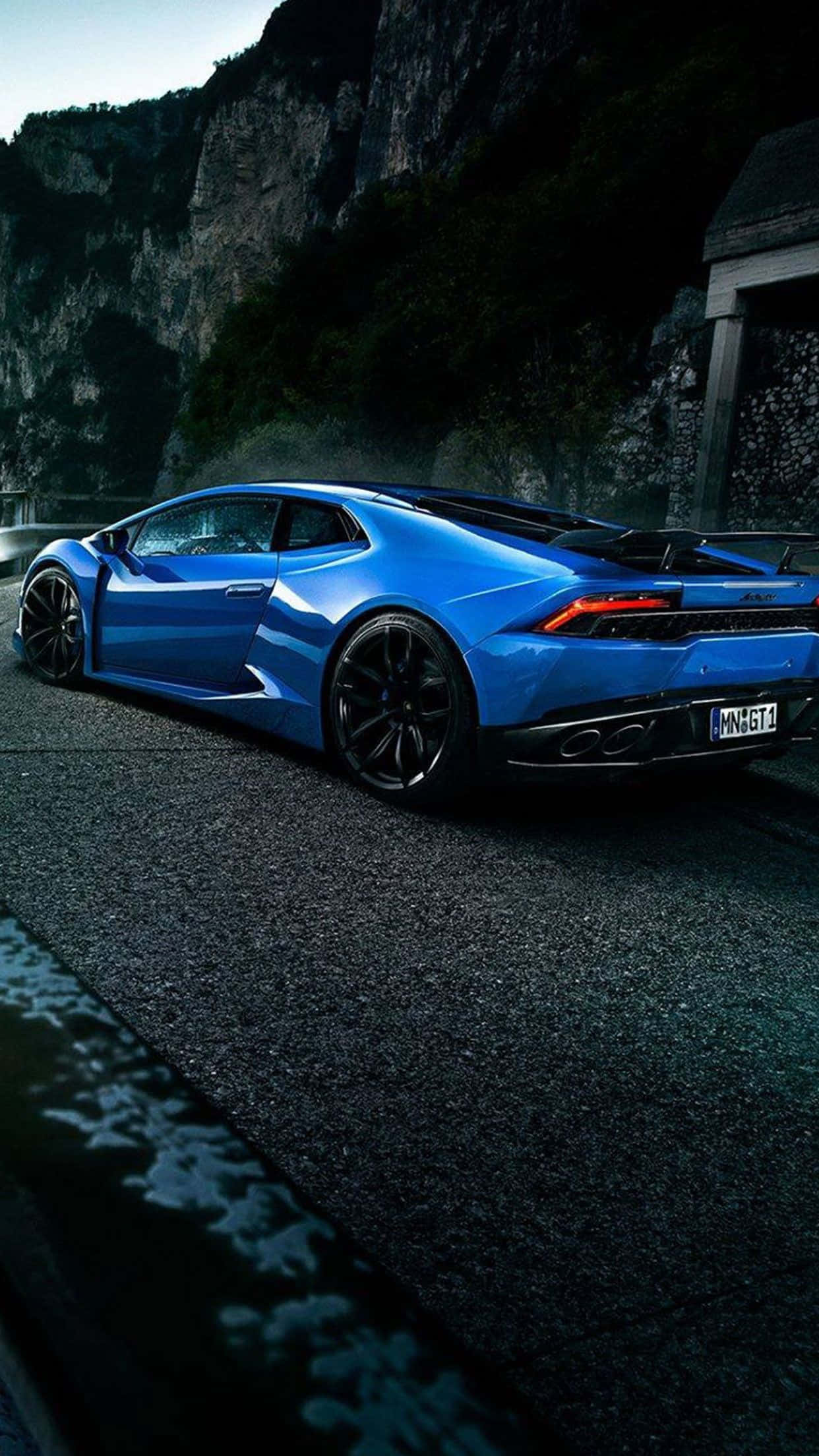 Εικόνα Μπλε Lamborghini Ταπετσαρία