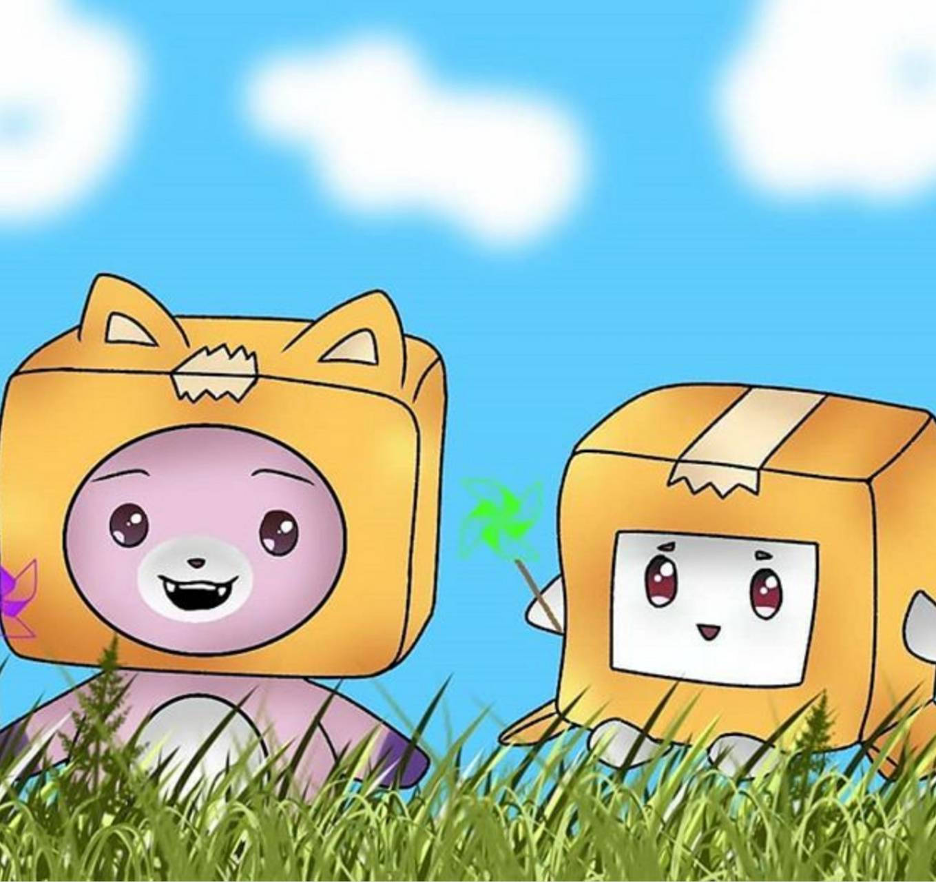 LankyBox Boxy και Foxy Ταπετσαρία