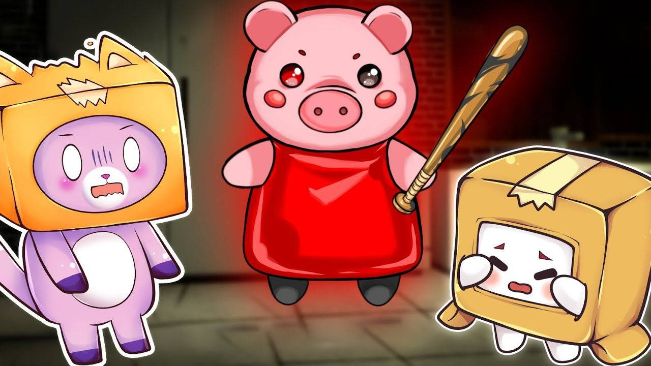 LankyBox Foxy Roblox Piggy και Boxy Ταπετσαρία