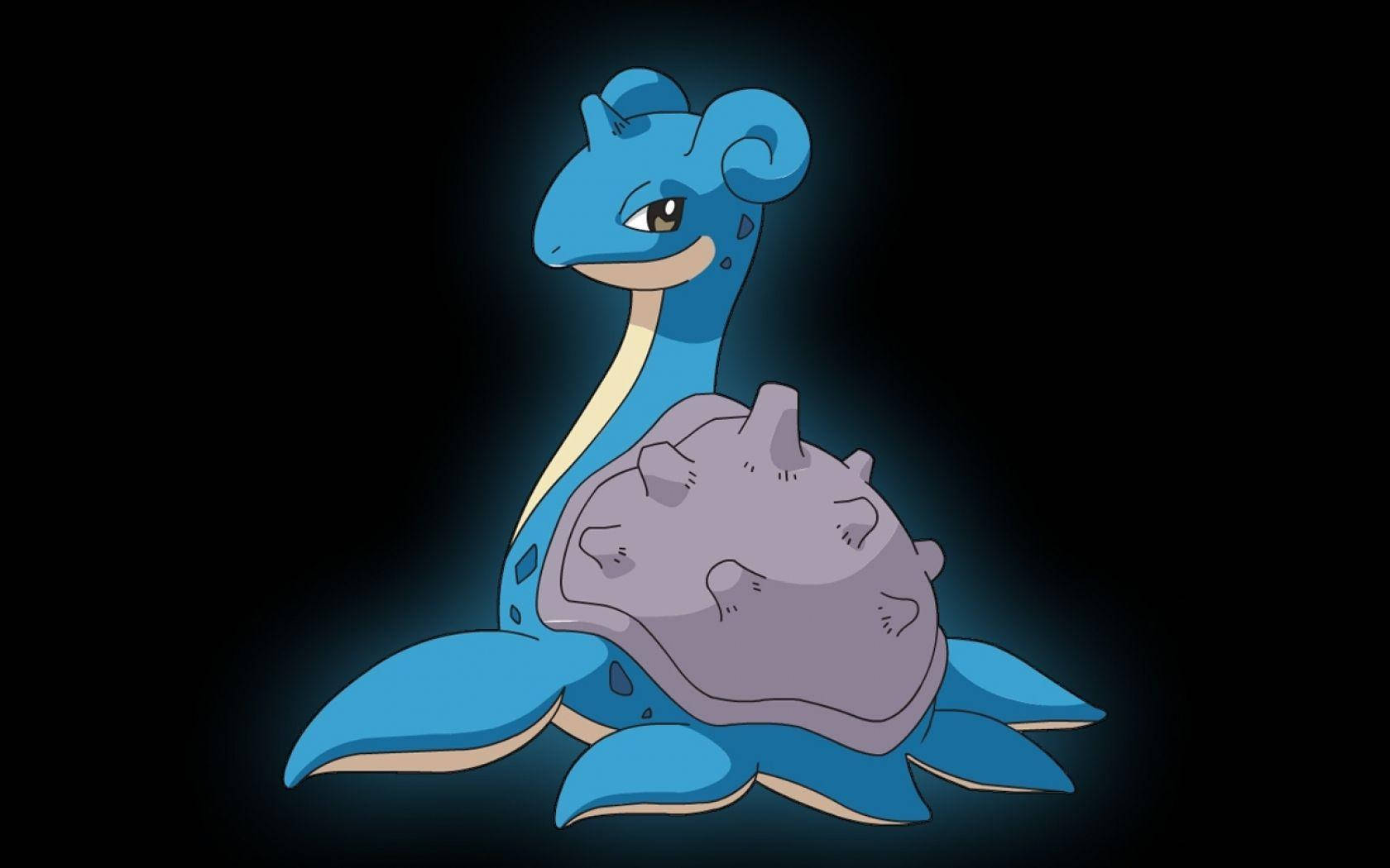 Lapras Μαύρο Φόντο Ταπετσαρία