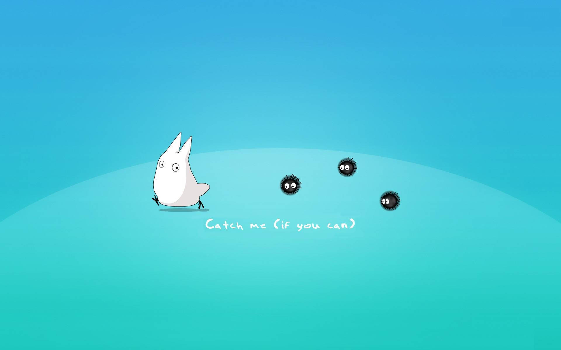 Αισθητικό Laptop με Chibi Totoro Ταπετσαρία