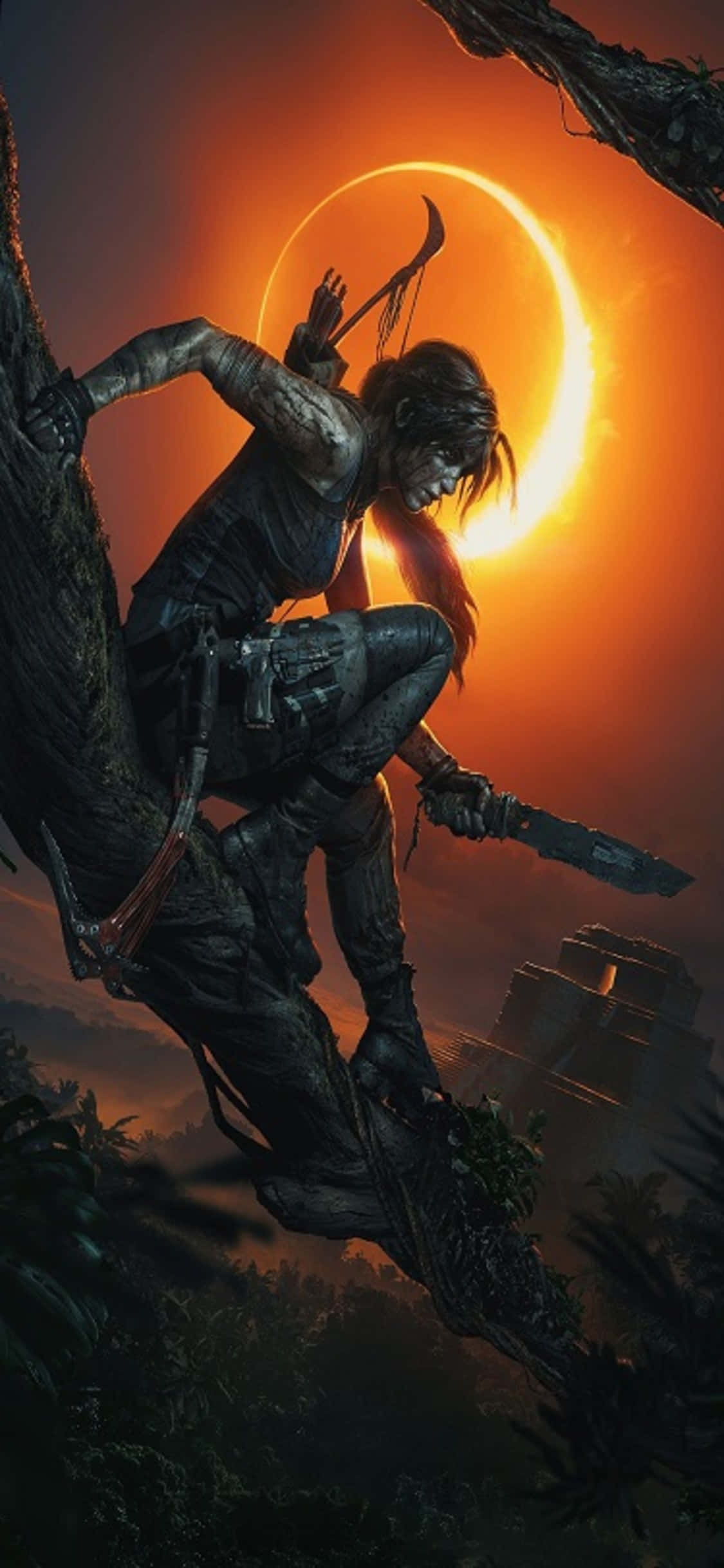 Υψωμένο Μαχαίρι από τη Lara Croft | Shadow of the Tomb Raider Ταπετσαρία