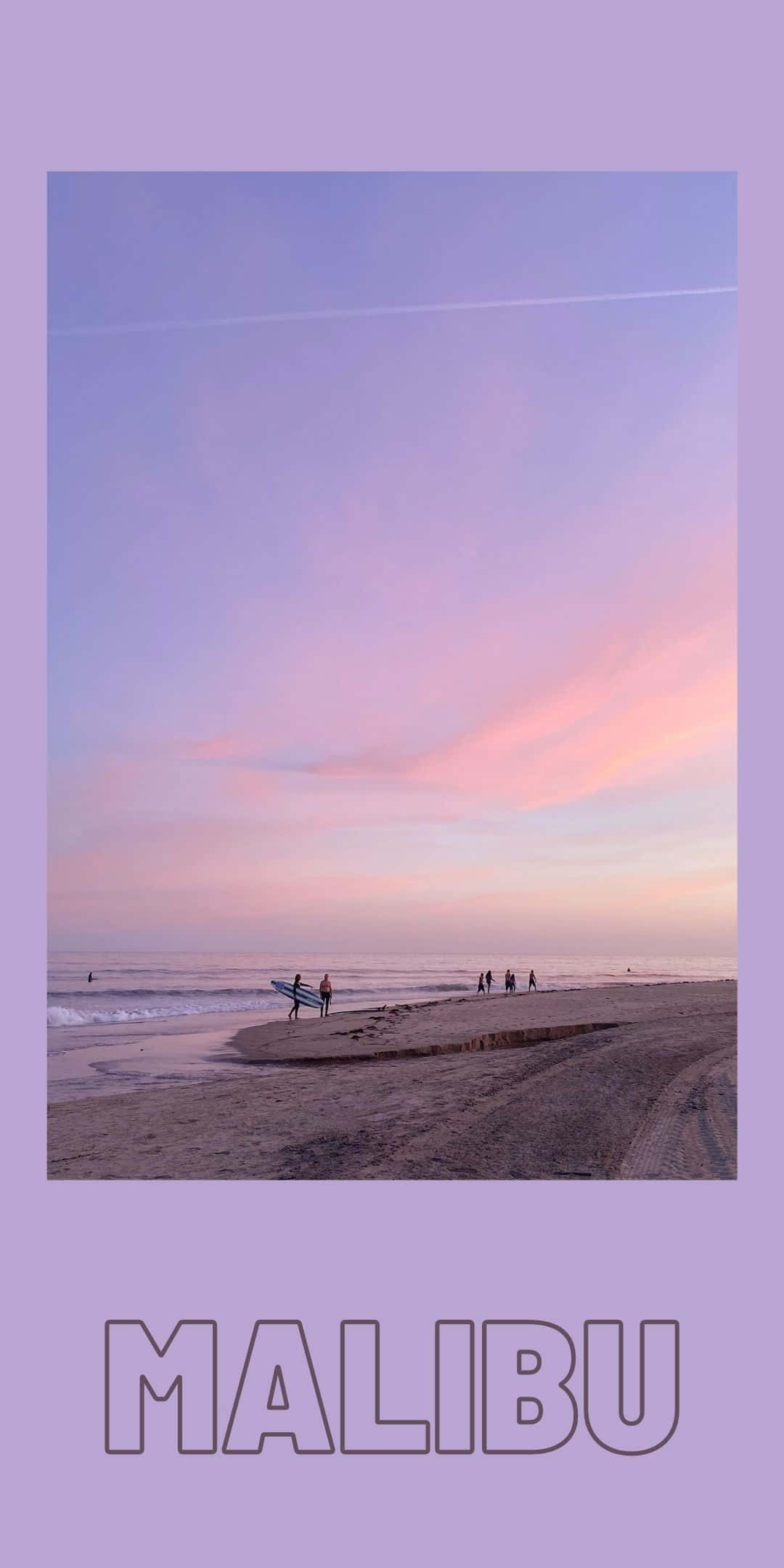 Φόντο Lavender Beach Photo Pixel 3 Malibu Ταπετσαρία