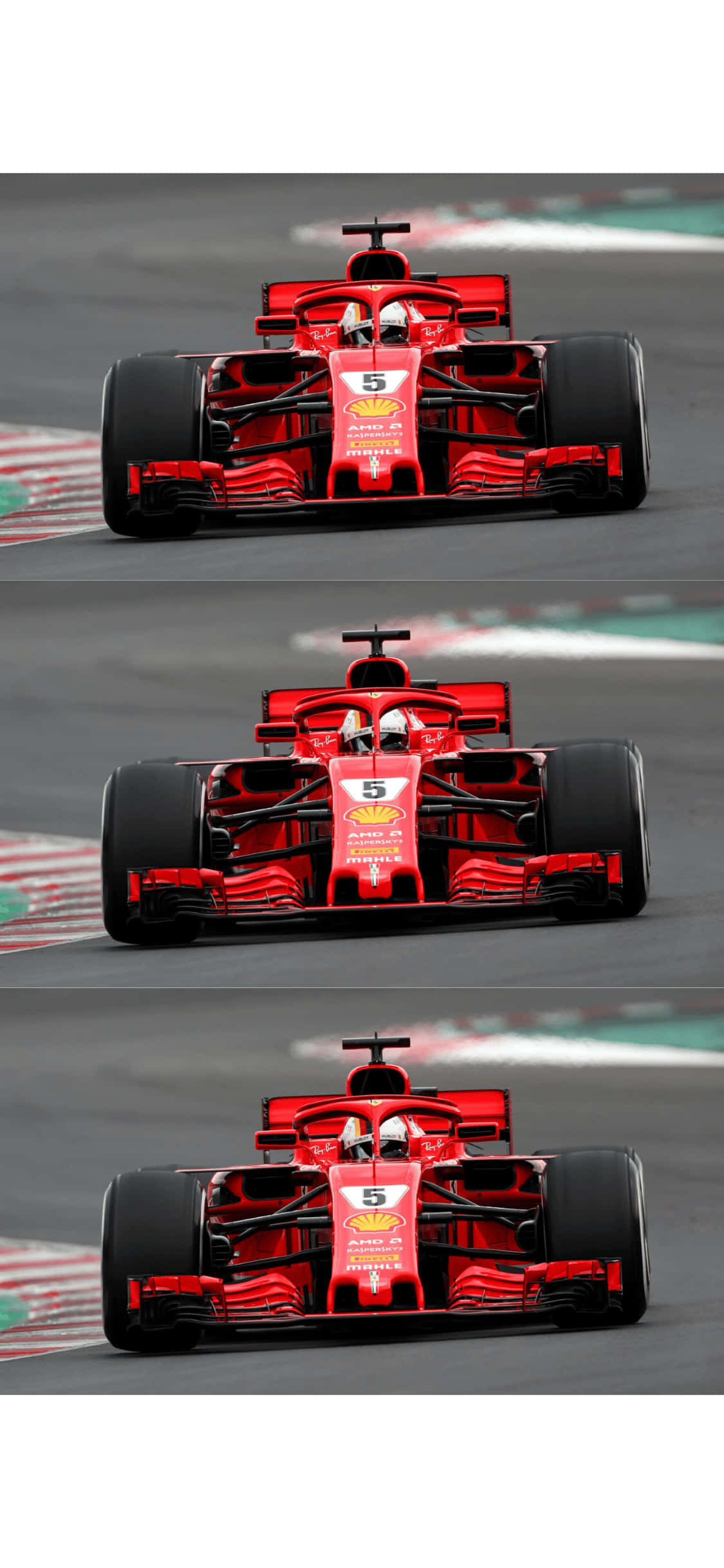 Layered Ferrari iPhone Xs F1 2018 Background Ταπετσαρία