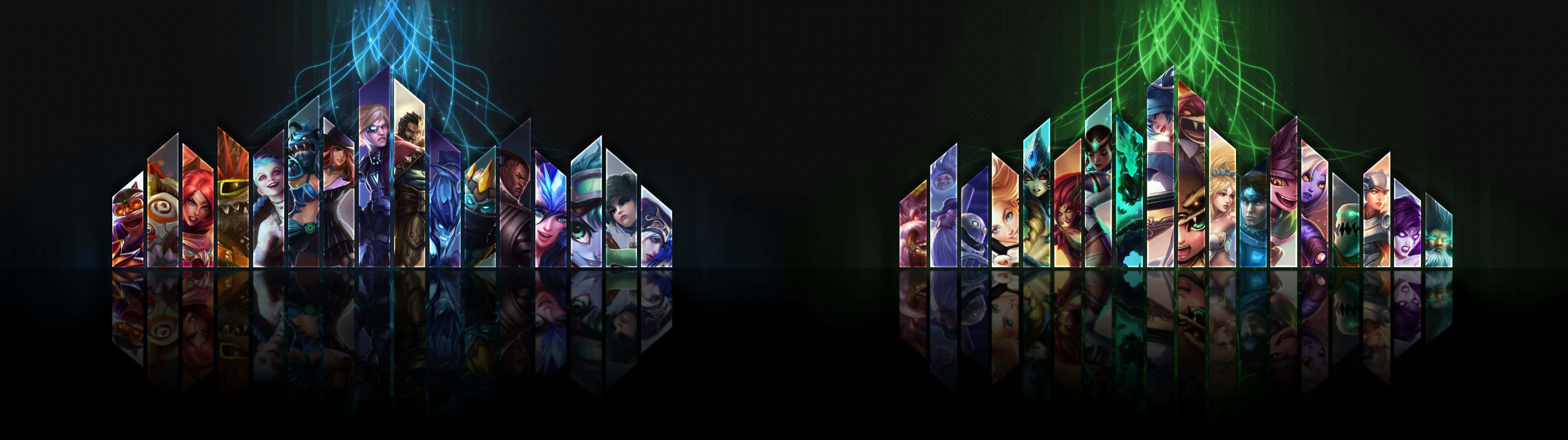 Ξεκλείδωσε Επικές Περιπέτειες στο League Of Legends: Dual Screen Ταπετσαρία