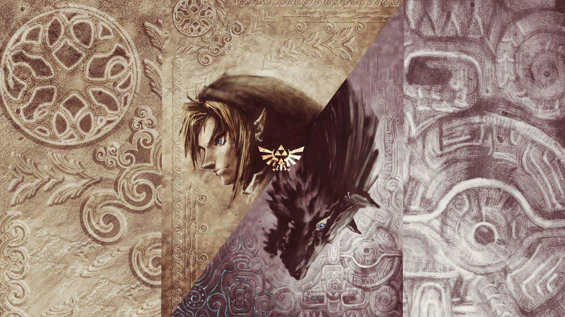 Legend Of Zelda Twilight Princess Link και Wolf Link Ταπετσαρία