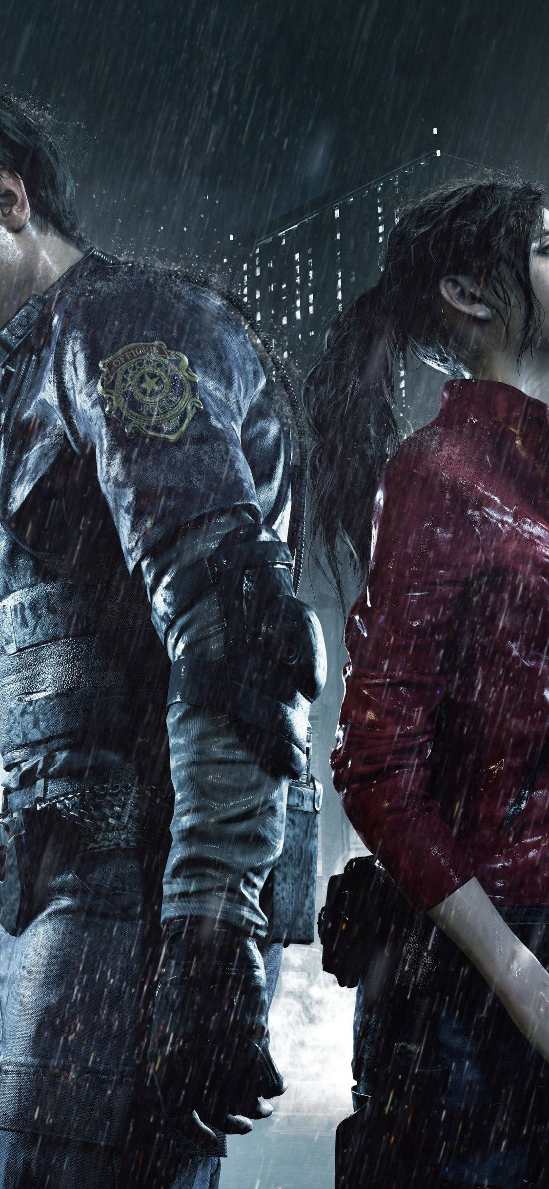Φίλοι Ενωμένοι - Leon Kennedy και Claire Redfield στο Resident Evil 2 Remake Ταπετσαρία