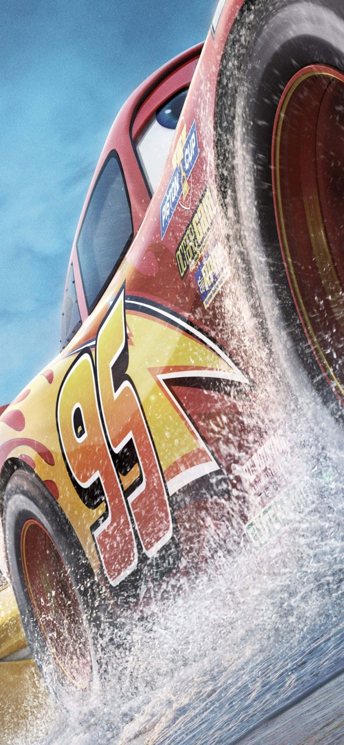 Φόντο Lightning McQueen Stock Car iPhone X Cars Ταπετσαρία