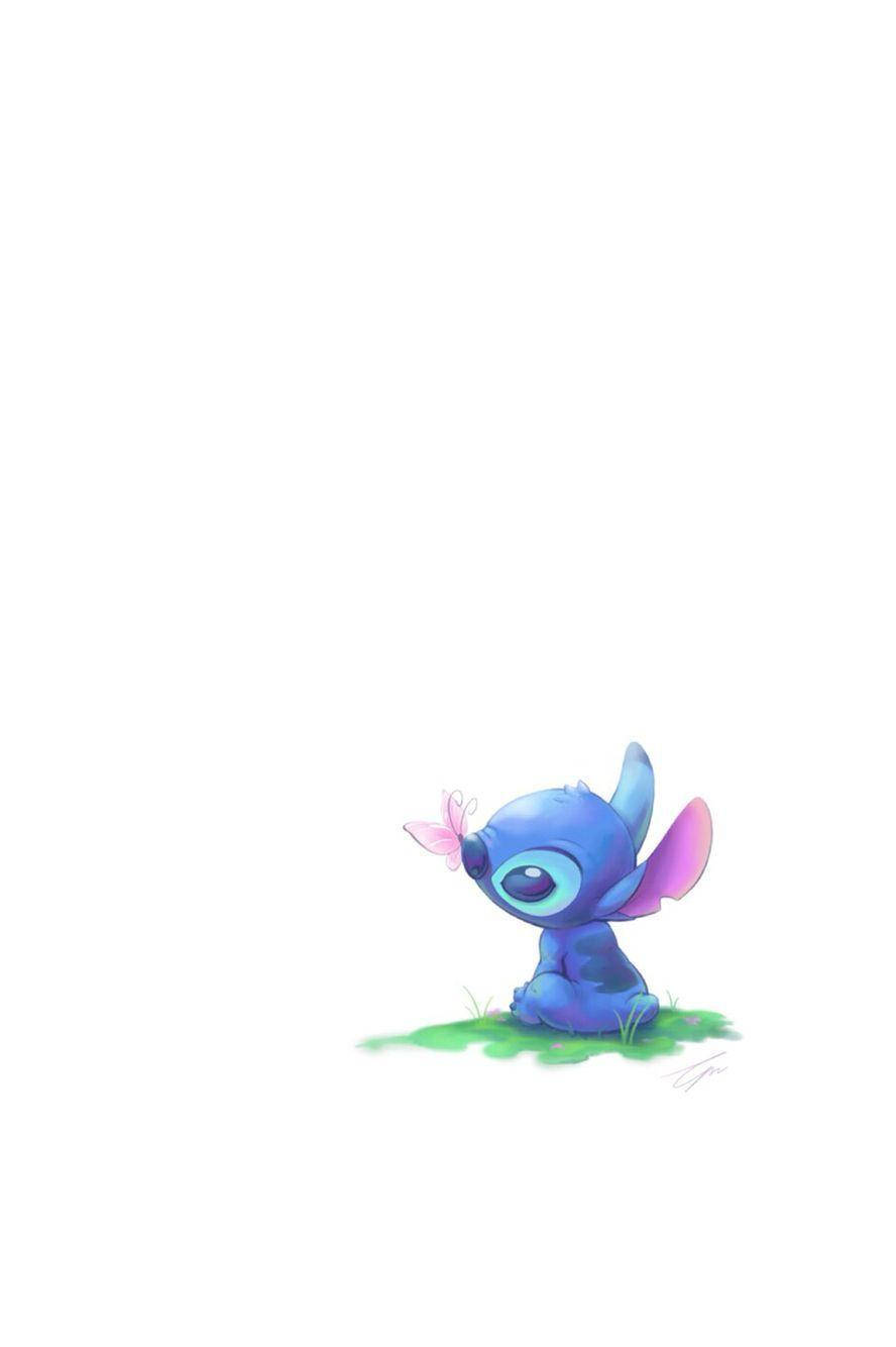 Lilo Stitch Χαριτωμένη Εικονογράφηση Ταπετσαρία