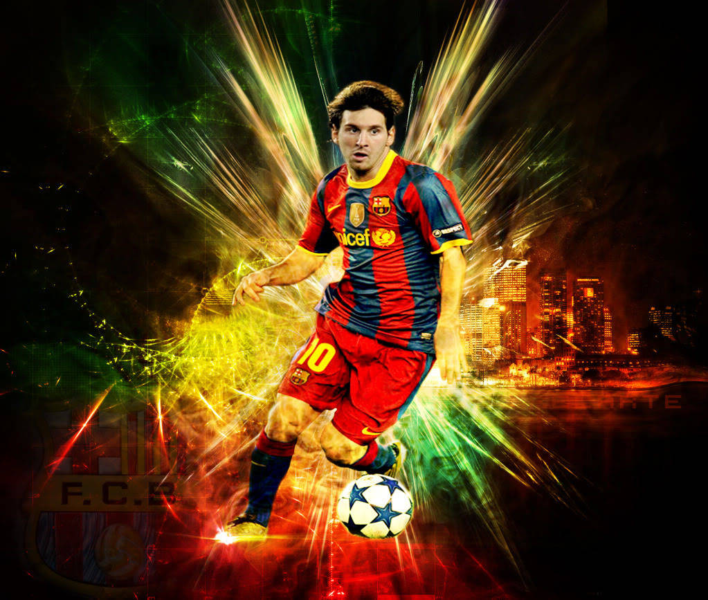 Ο Lionel Messi φωτίζει την πόλη Ταπετσαρία