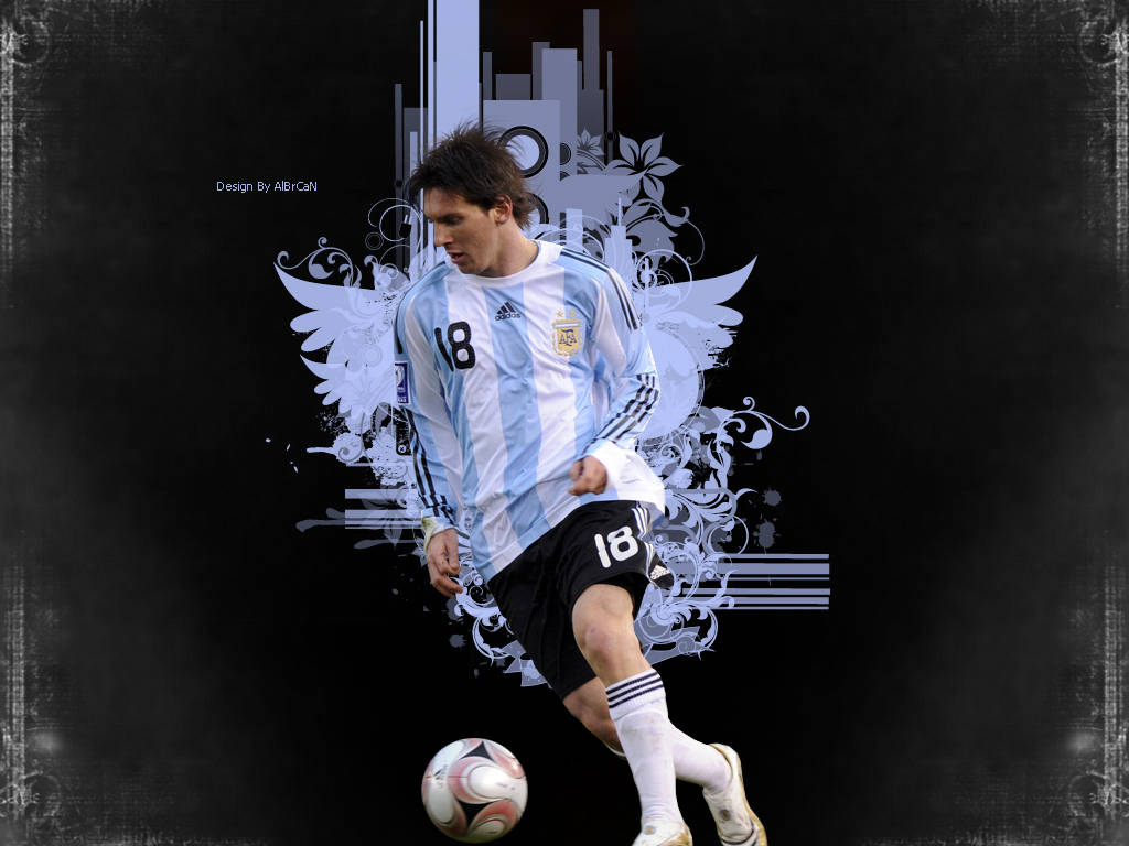 Lionel Messi - Ένας Μάστορας του Ποδοσφαίρου Ταπετσαρία
