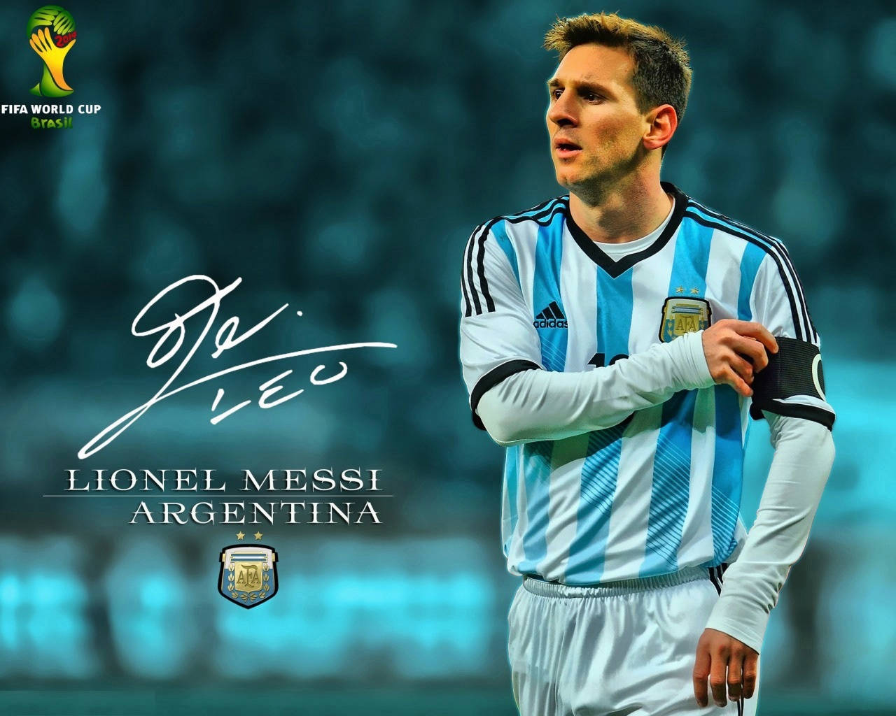 Υπογραφή Lionel Messi Αργεντινή Ταπετσαρία