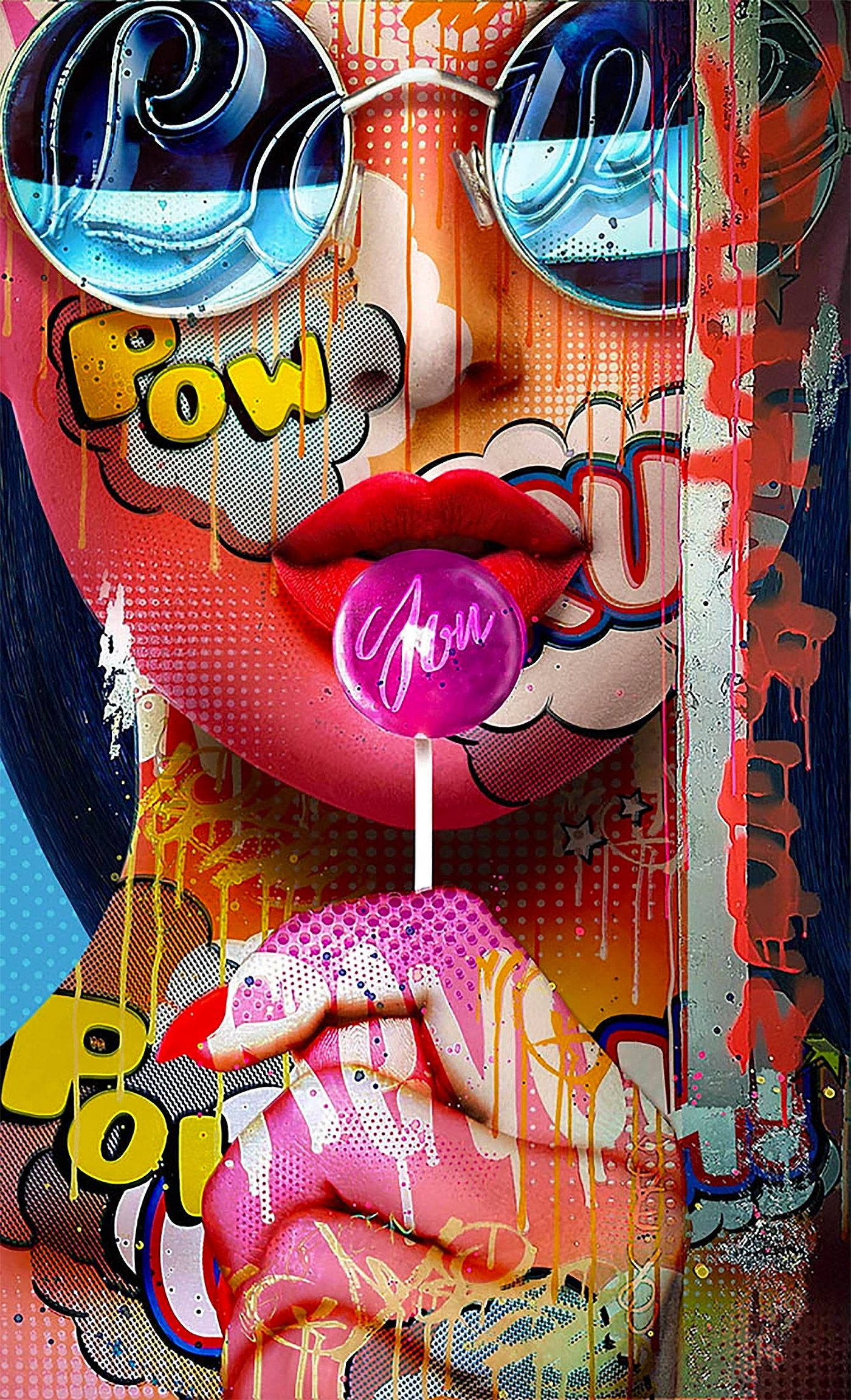 Lollipop Ποπ Αρτ Ταπετσαρία