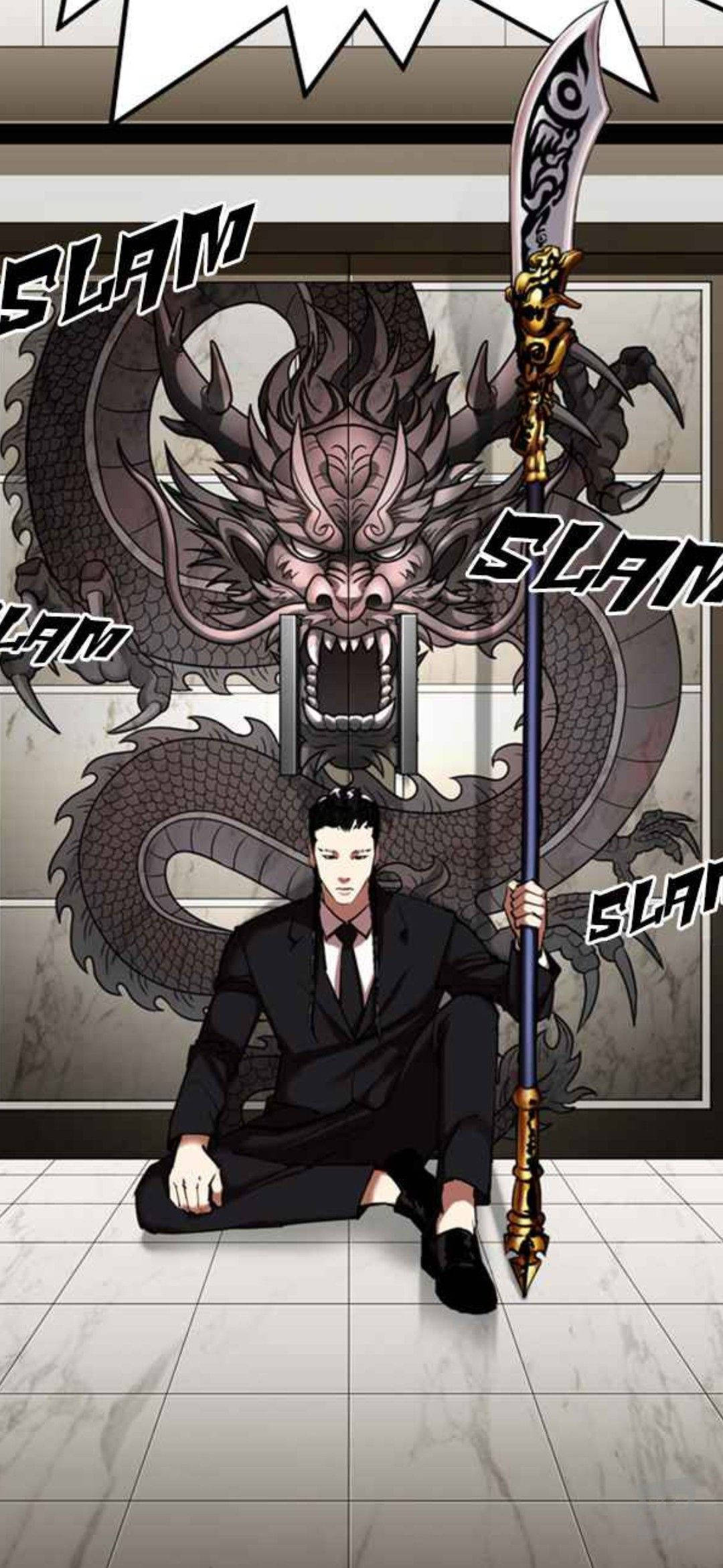 Lookism Xiaolong με Όπλο Ταπετσαρία