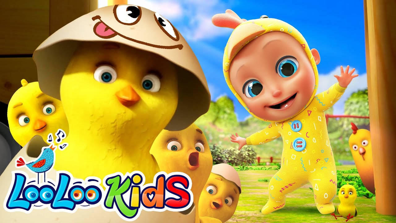 Looloo Kids Μικρά Κοτοπουλάκια Ταπετσαρία