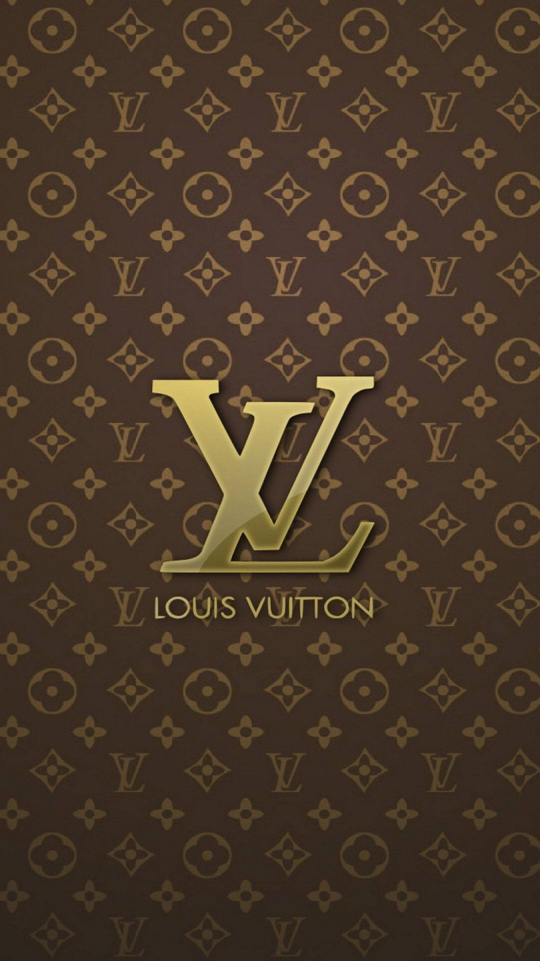 Χρυσό Καφέ Τηλέφωνο Louis Vuitton Ταπετσαρία
