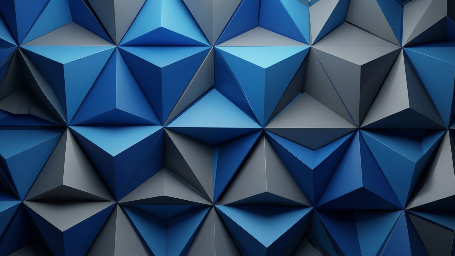 Low-Poly OnePlus Μπλε Ταπετσαρία